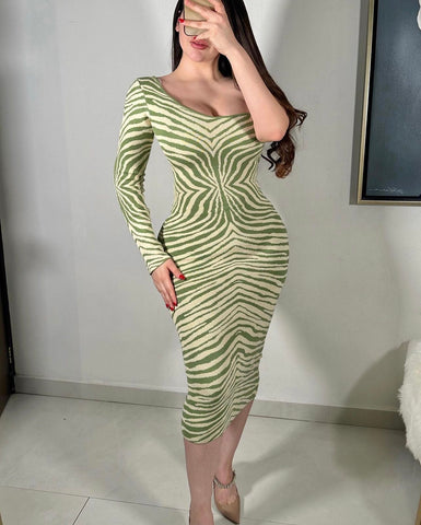 Layla Zebra Dress