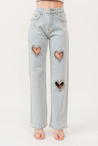 Karol Heart Jeans