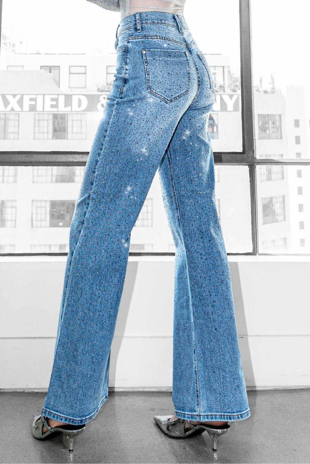 Karol Rhinestones Jeans