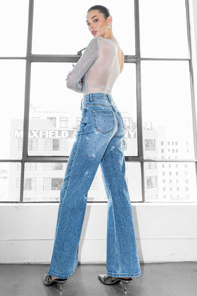 Karol Rhinestones Jeans