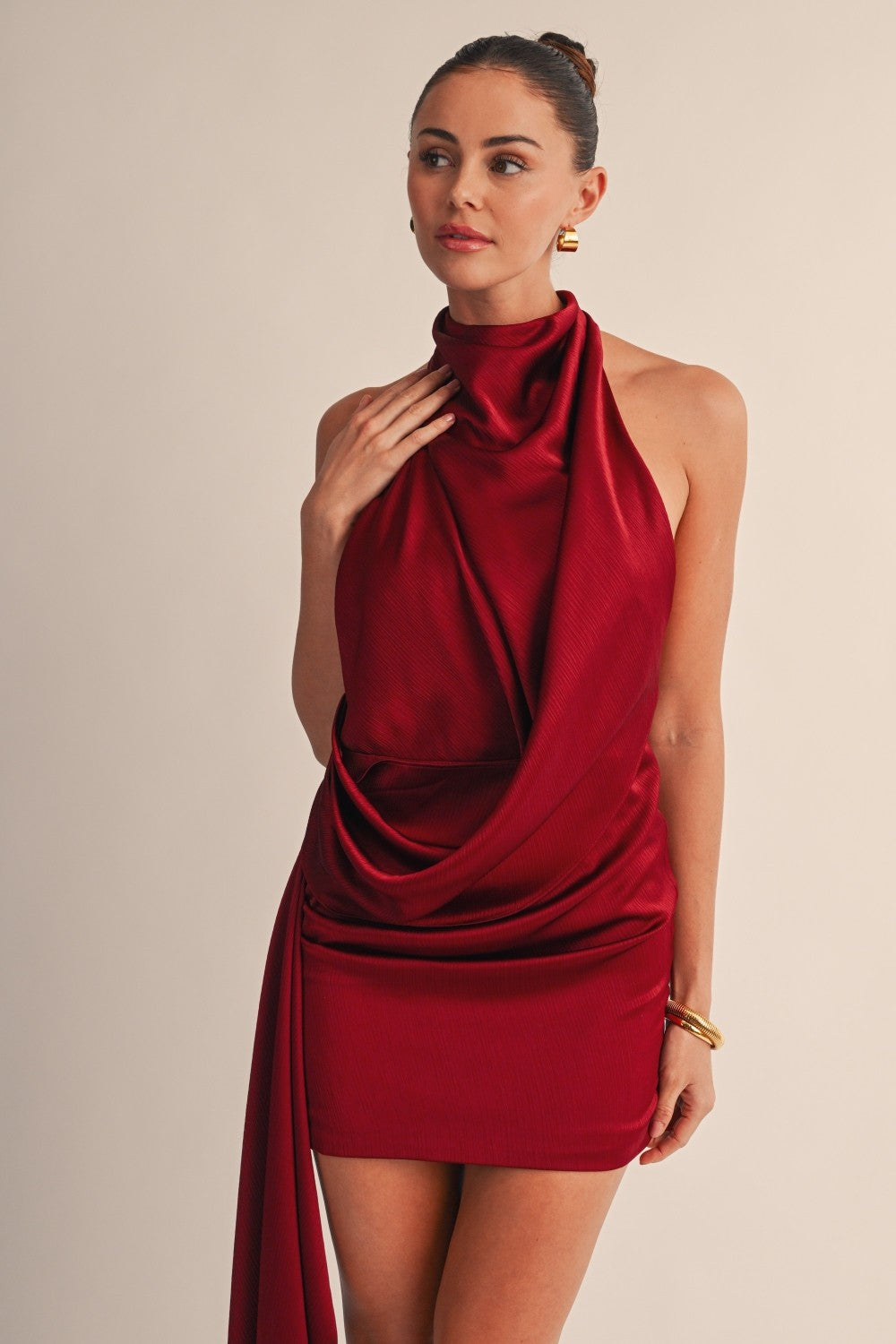 Celeste Satin Dress