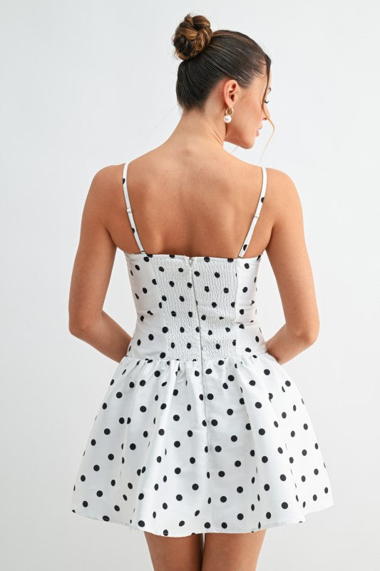 Sarah Polk Dot Dress
