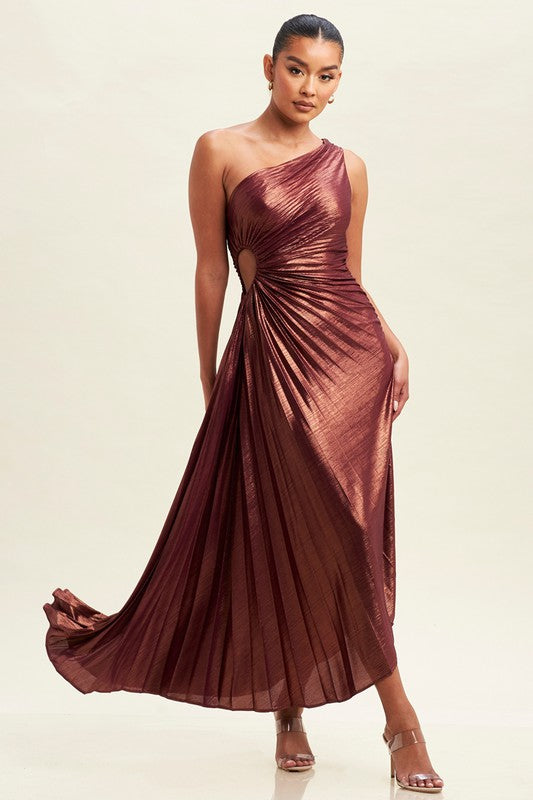 Rea Metallic Dress