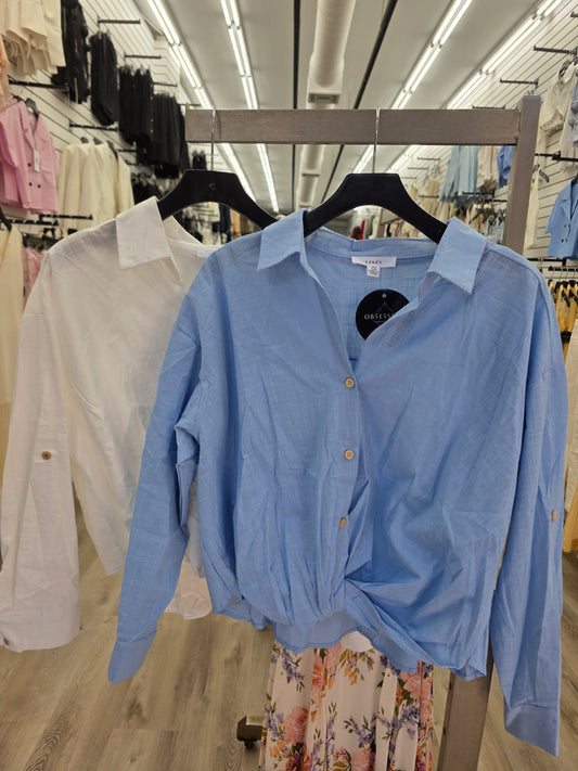 Darline Linen Blouse